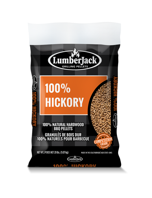 100% Hickory BBQ Grilling Pellets