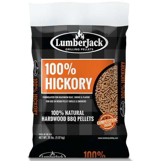 100% Hickory BBQ Grilling Pellets