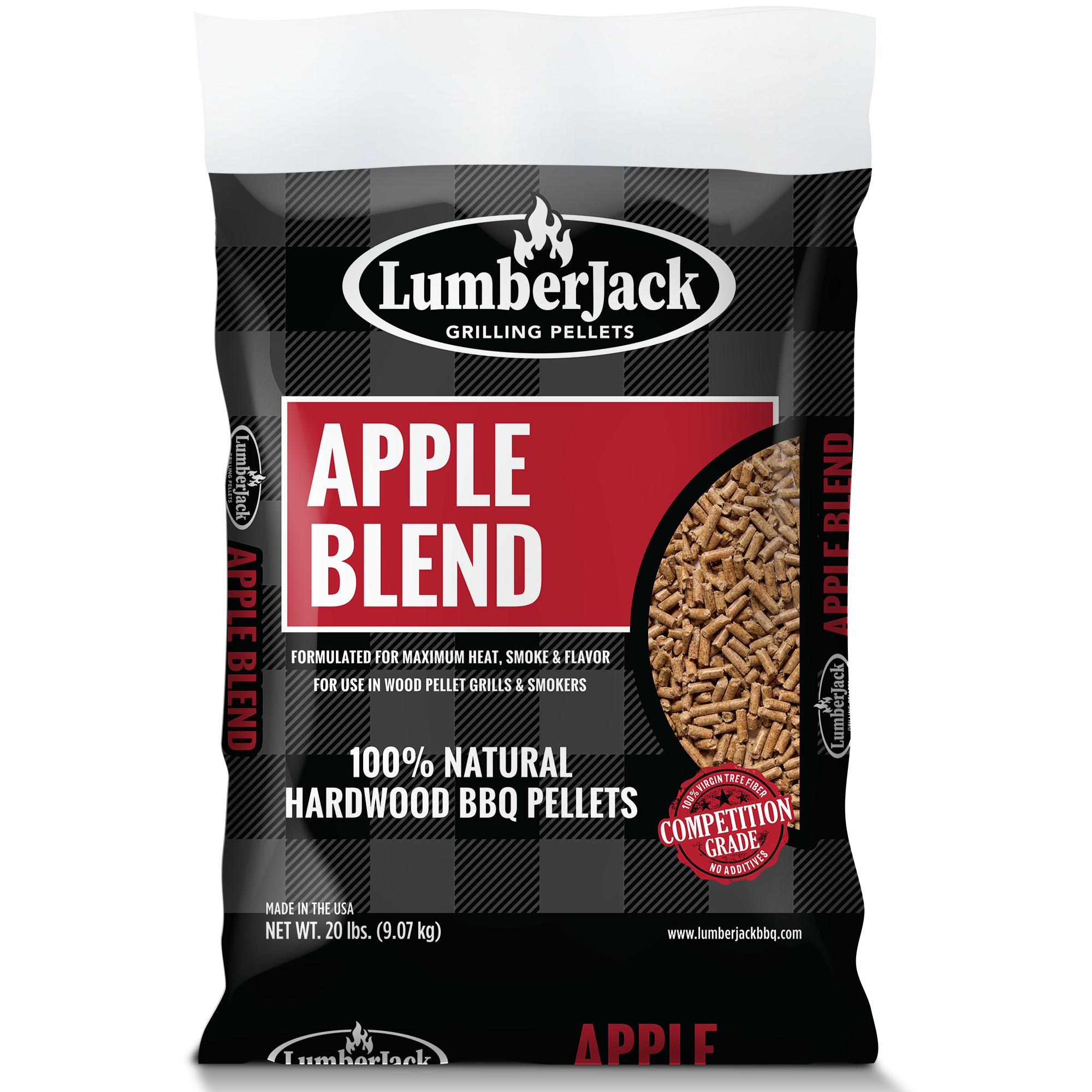 Apple Blend BBQ Grilling Pellets Lumber Jack Grilling Pellets